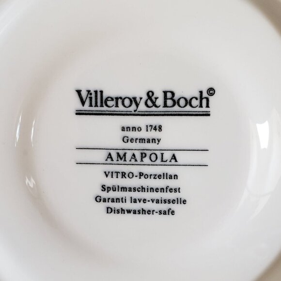 Villeroy & Boch Amapola Flat Cup and Saucer Set - Picture 6 of 8